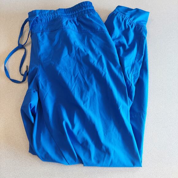 Barco One Scrubs Pants Adult XLT Blue Jogger Drawstring Elastic Waistband - Picture 1 of 12